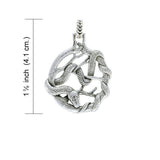 Ted Andrews Snake Sterling Silver Pendant