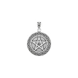 Pentacle & Celtic Sterling Silver Pendant TPD4128