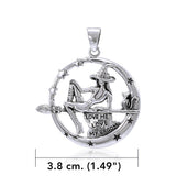 Salem Witch Sterling Silver Pendant TPD4245 by TPD4245