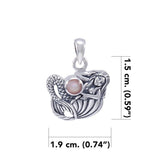 Mermaid Pendant With Stone TPD4623 - Jewelry
