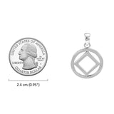 NA Symbol Sterling Silver Pendant TPD4704