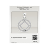NA Symbol Sterling Silver Pendant TPD4704