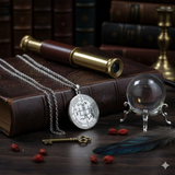 Colgante pequeño de plata de ley con el sigilo del arcángel Gabriel TPD4783