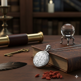 Colgante pequeño de plata de ley con el sigilo del arcángel Rafael TPD4784