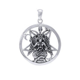 Baphomet Pentacle Sterling Silver Pendant TPD4792 by TPD4792