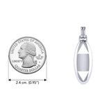 Louvre Triangle Sterling Silver Pendant TPD484