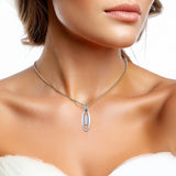 Louvre Triangle Sterling Silver Pendant TPD484