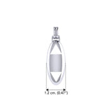 Louvre Triangle Sterling Silver Pendant TPD484
