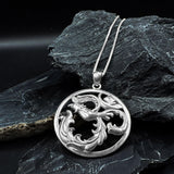 Phoenix Om Sterling Silver Pendant TPD5108 - Jewelry