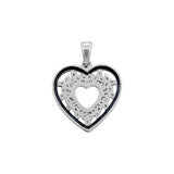 Heart With Trinity Knot Sterling Silver Pendant TPD5149
