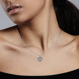Heart With Trinity Knot Sterling Silver Pendant TPD5149