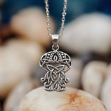 Celtic Inspired Jellyfish Silver Pendant TPD5208