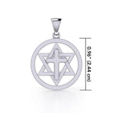 Cross Star Of David Pendant TPD526