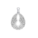 Angel Wings Sterling Silver Pendant TPD5332