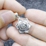 Svadhisthana Sacral Chakra Sterling Silver Pendant TPD5624
