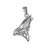 Celtic Howling Wolf Silver Pendant TPD5717 - Jewelry