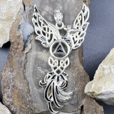 Celtic Phoenix Recovery Sterling Silver Pendant TPD5874