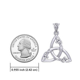 Celtic Trinity Silver Pendant TPD5992