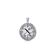 Sigil of the Archangel Camael Small Sterling Silver Pendant