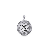 Sigil of the Archangel Camael Small Sterling Silver Pendant