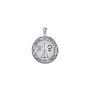 Sigil of the Archangel HANIEL Small Sterling Silver Pendant