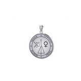 Sigil of the Archangel HANIEL Small Sterling Silver Pendant