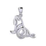 Hollow Walrus Sterling Silver Pendant TPD6035