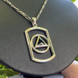 Recovery Silver Pendant with Stone TPD6048
