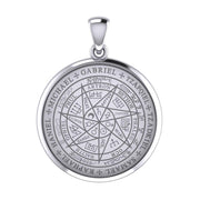 Sigil of Seven Archangels Inspired Sterling Silver Pendant TPD6134