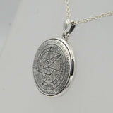 Sigil of Seven Archangels Inspired Sterling Silver Pendant TPD6134