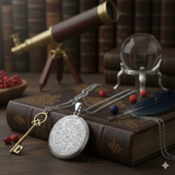 Colgante de plata de ley inspirado en el sigilo de los siete arcángeles TPD6134