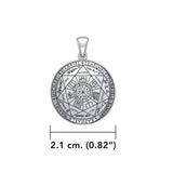 Experience Divine Guidance: The Seven Archangels Silver Pendant - Embrace Heavenly Protection and Spiritual Connection TPD6173