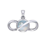 Peter Stone Eternal Silver Pendant with Gemstone TPD6175