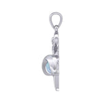 Peter Stone Eternal Light of Goddess Silver Pendant with Gem TPD6176 - Jewelry