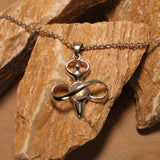 Peter Stone Eternal Light of Goddess Silver Pendant with Gem TPD6176 - Jewelry