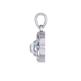 The Peter Stone Eye of God Silver Pendant with Gem TPD6177 - Jewelry