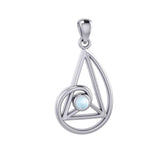 Peter Stone Golden Ratio Silver Pendant with Gemstone TPD6178 - Jewelry