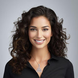 Enchantment Sterling Silver Double Hearts Connected with Magic Celtic Triquetra Pendant - TPD6194 by Peter Stone - Jewelry