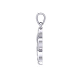 Elegance: Sterling Silver Enchanted Magic Celtic Triquetra Heart Pendant - TPD6195 by Peter Stone - Jewelry