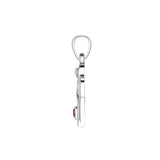 Gemstone Elegance Eternal Goddess Love Sterling Silver Immortal Love Pendant by Peter Stone TPD6204 - Jewelry