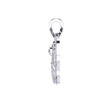 Sterling Silver Spiritual Harmony Celtic Yin Yang Gemstone butterfly Pendant by Peter Stone Jewelry TPD6208 - Jewelry