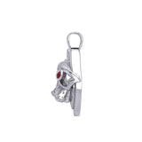 Celtic Wolf Spirit with Meaningful Gemstone Sterling Silver Pendant – Mystical Symbol of Spiritual Connection and Strength by Peter Stone Jewelry TPD6213 - Jewelry