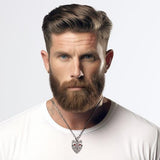 Celtic Wolf Spirit with Meaningful Gemstone Sterling Silver Pendant – Mystical Symbol of Spiritual Connection and Strength by Peter Stone Jewelry TPD6213 - Jewelry