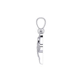 Celtic Symbol of everlasting love Eternal Love Sterling Silver Pendant – Timeless Symbol of Love and Devotion by Peter Stone Jewelry TPD6214 - Jewelry