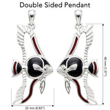 Pinnate Batfish Sterling Silver Pendant with Enamel TPD6235