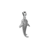 Small Oboriginal Whale Shark Sterling Silver Pendant By DiveSilver TPD6282