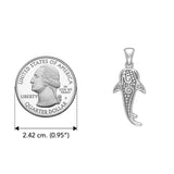 Small Oboriginal Whale Shark Sterling Silver Pendant By DiveSilver TPD6282