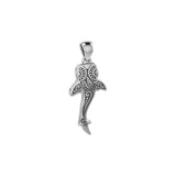 Large Oboriginal Whale Shark Sterling Silver Pendant By DiveSilver