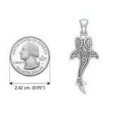 Large Oboriginal Whale Shark Sterling Silver Pendant By DiveSilver