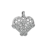 Cari Buziak Celtic Heart Silver Pendant TPD635
